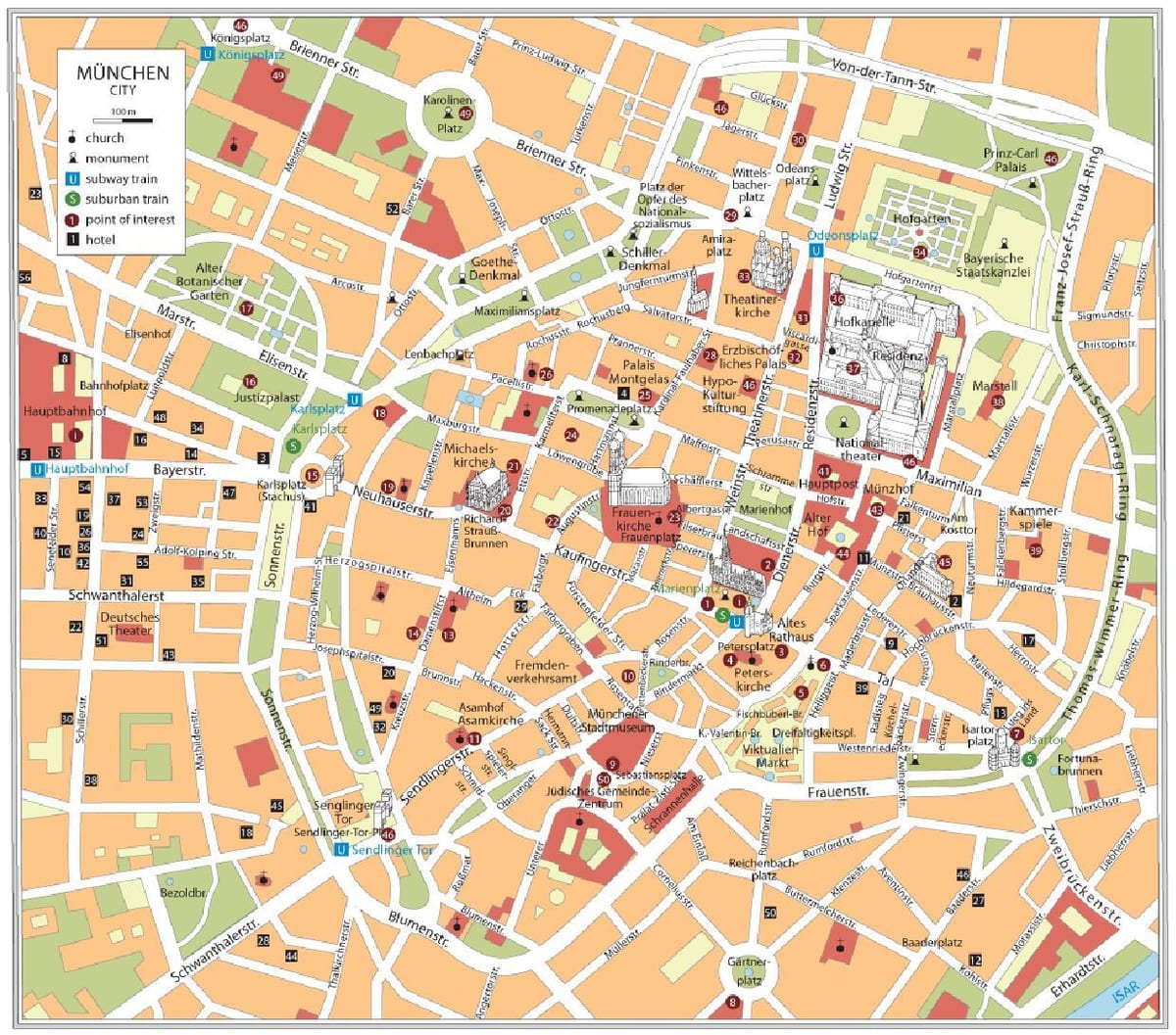münchen hojo zemljevid