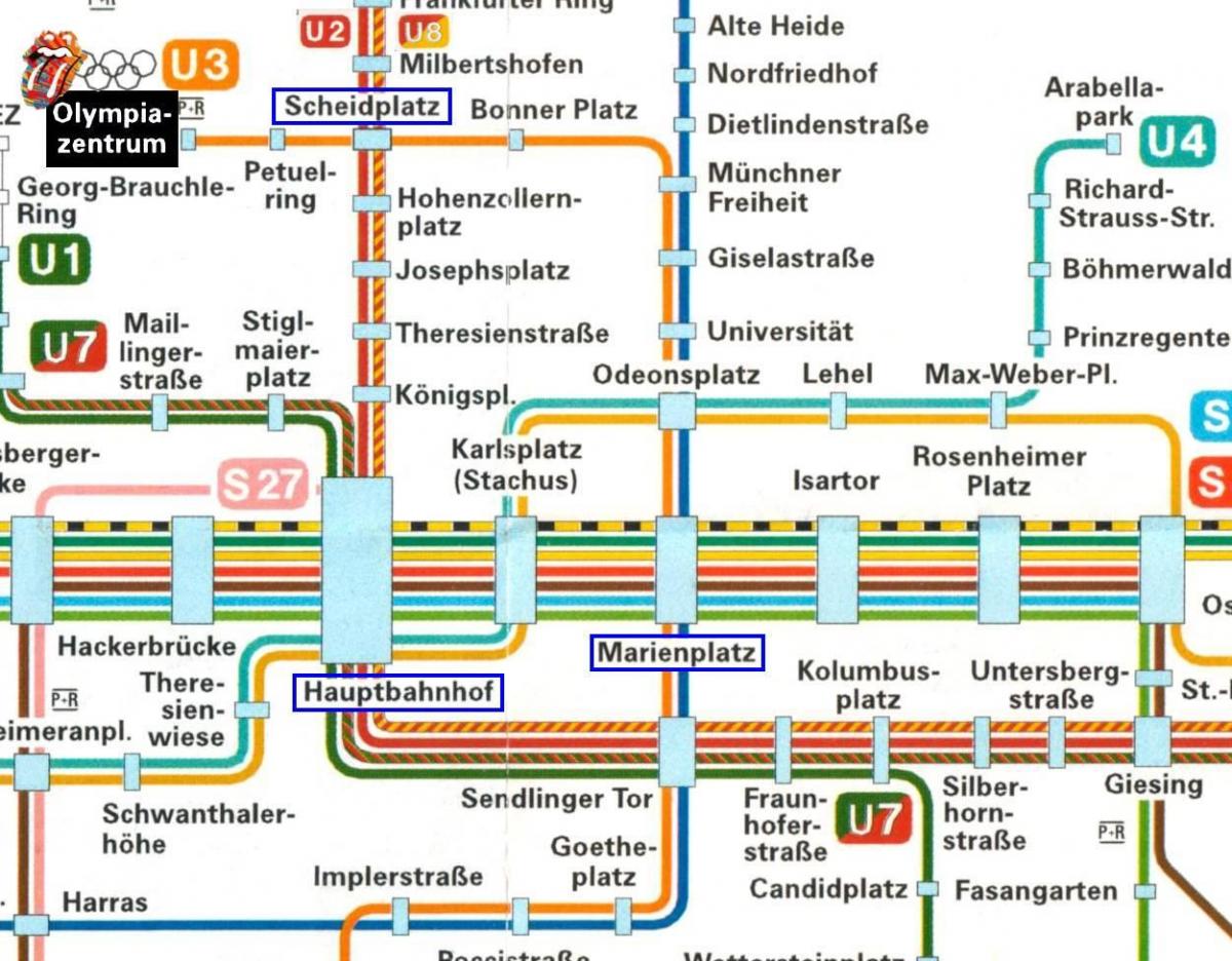 Zemljevid münchen hauptbahnhof