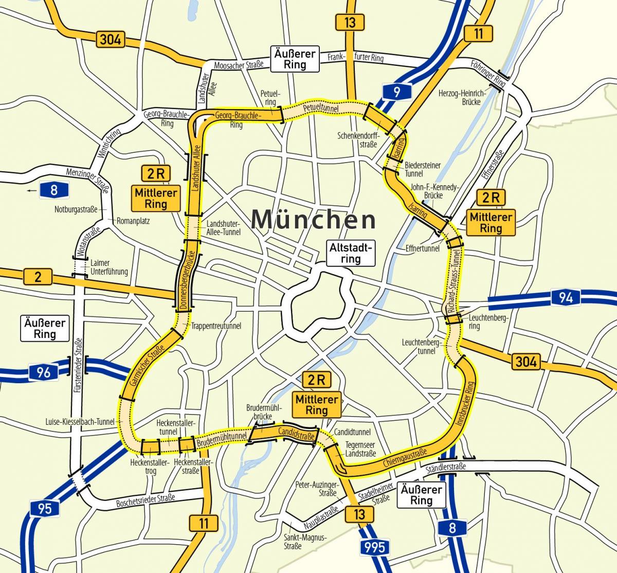 munchen obroč zemljevid