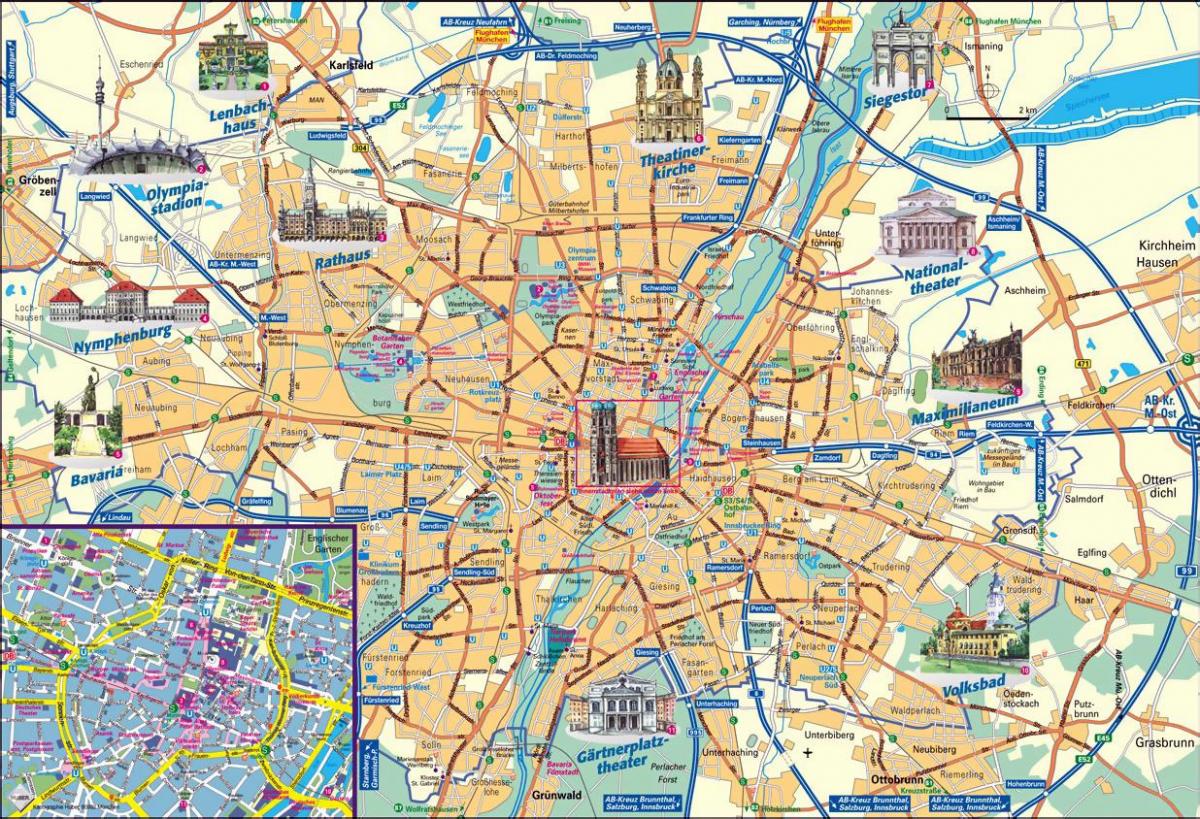 zemljevid münchnu