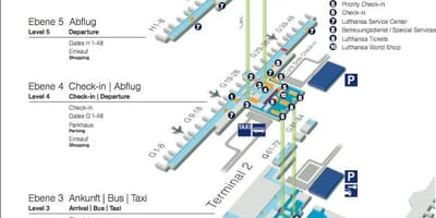 Zemljevid münchen letališče lufthansa