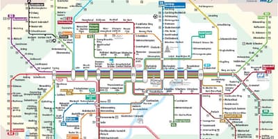 München s1 vlak zemljevid