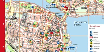 Turistična karta münchen, nemčija