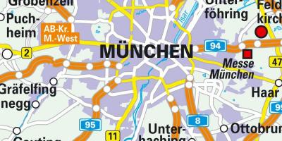 München centru zemljevid