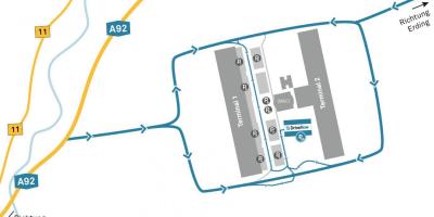München letališče najem avtomobila zemljevid
