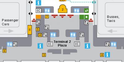 Zemljevid münchen letališče turistov