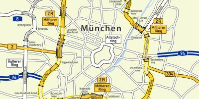 Munchen obroč zemljevid