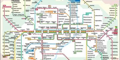 München metro zemljevid