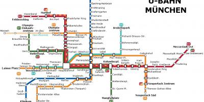 Ubahn zemljevid münchnu
